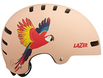 Lazer One+ Mips Cykelhjelm, Matte Pink Parrot